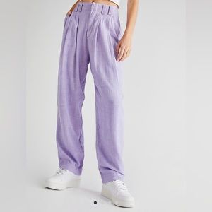 Free people calla pleated trousers